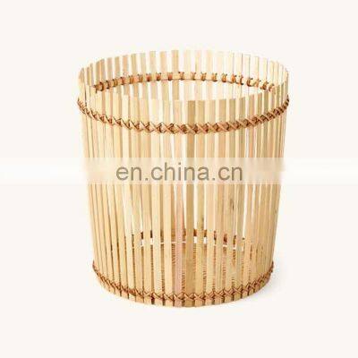 New Design Traditional Large Bamboo Plant Holder Planter Pot Custom Lining Inside Wholesale Vietnam Supplier