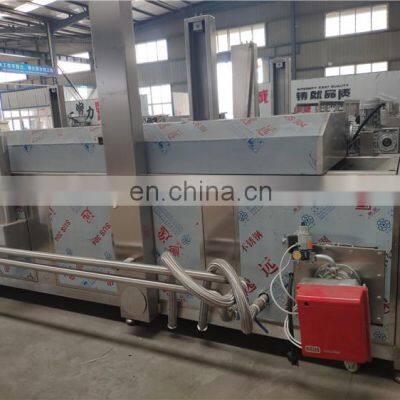 Automatic Continuous Belt Frying Machine Industrial Conveyor Fryer Line Electric Gas Fry Equipment Cheap Price for Sale photo-5