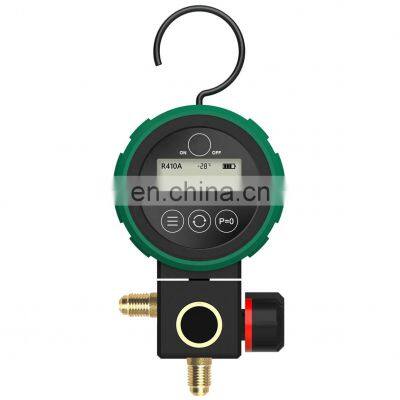 CT-SGD-A Single Digital manifold gauge set for refrigerant HVAC refrigeration air Conditioner sight glass Digital pressure gauge