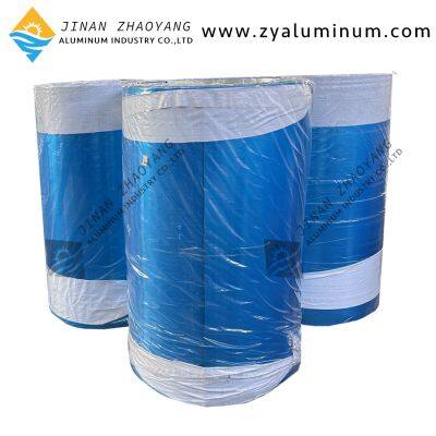 A1050 H14 Aluminum Roll With Blue Pvc Film 0.45mm X 1000mm photo-5