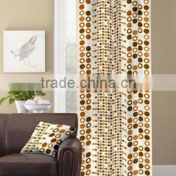 Beautiful Cheap Fashion Design Polyester Printed Window Curtain