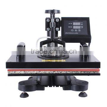 CE approved swing head heat press machine shaking head heat transfer for t shirt