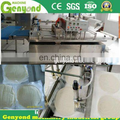 Shanghai Factory Muntifuction Lacha Paratha Bread Sheeting Pressing Roll Film Covering Forming Making Machine Production Line photo-2