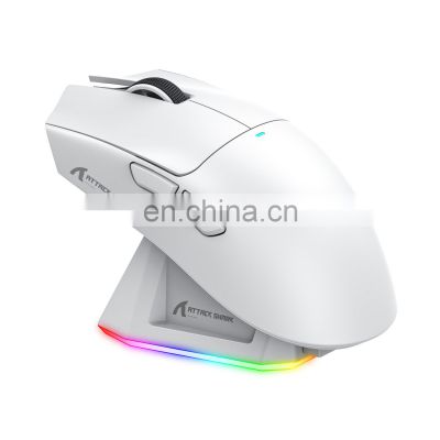 Wireless Mouse Lightweight E-sports Game Computer Notebook Three Mode BT Wireless gaming Mouse