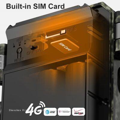 Motion Detection Game Camera App Remote Control Outdoor Hunting Camera Waterproof Fast Trigger 4G Cellular Trail Camera