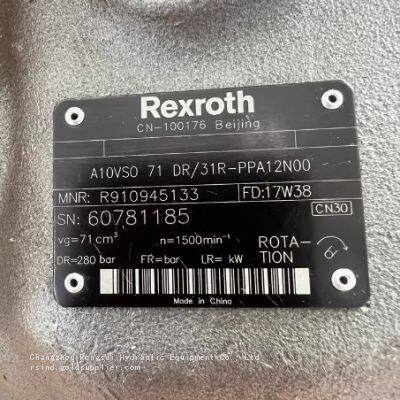 Rexroth Brand New Genuine Hydraulic Pump A10VSO 71 DR/31R-PPA12N00, MNR：R910945133，FD：17W38 photo-2