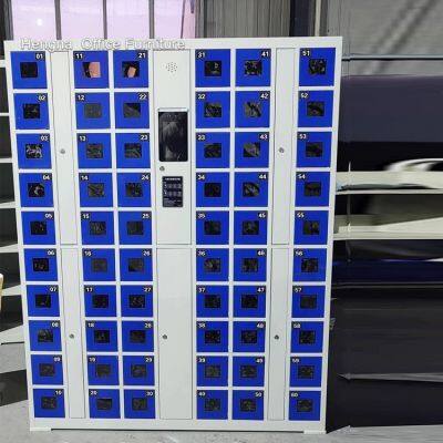 Face Recognition Smart Locker Price | 50-door Public Places Cell Phone Smart Locker photo-2