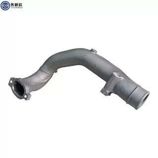 Cylinder head return oil pipe supercharger return oil pipe outlet pipe high pressure oil pipe water pump water inlet pipe cylinder head degassing pipe