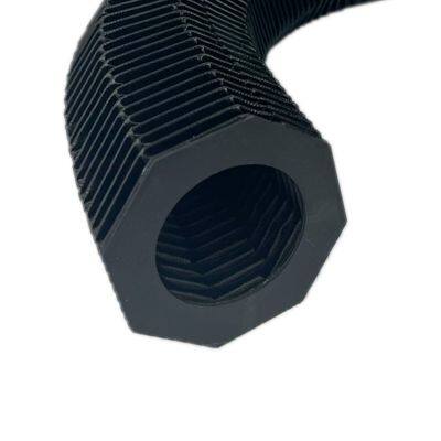 Customized Polygon Bellows Flexible Protective Dust Cover for CNC Machine photo-2