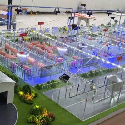 Custom factory for breeding sand table model