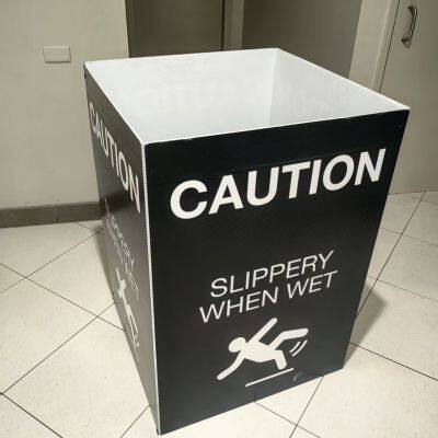 Custom PP Corrugated Desk & Floor Display Signs – Lightweight, Durable & Customizable