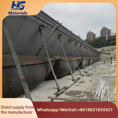 Water-blocking dam, landscape dam, pneumatic shield dam, lift dam, flood control gate, hinge dam