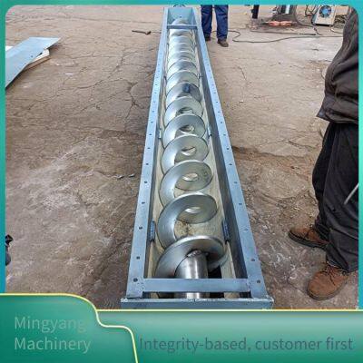 Mingyang Powder and Granule Screw Elevator, Mobile Electric Lifting Screw Feeder, Black Rice Granule Feeder