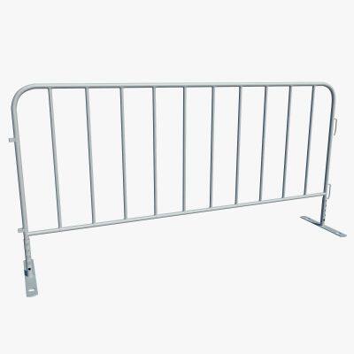 Durable Galvanized Steel Barrier Both Curved Feet Rugged Welded Steel Construction Crowd Control