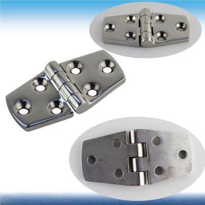 Boat Casting Solid Door Hinges Marine Grade 316 Stainless Steel Mirror Polished Heavy Duty Hinge Used for Boats Yachts Doors Windows photo-2
