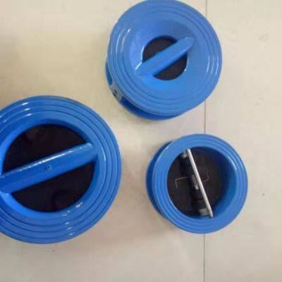 High Quality Ductile Iron Wafer Type Check Valve Stainless Steel Dual Plate EPDM Seat Butterfly Valve photo-3