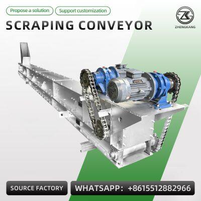 Scraper Conveyor Machine Industrial Chain Scraper Conveyor for Coal Sand Cement Mining Material Handling Equipment