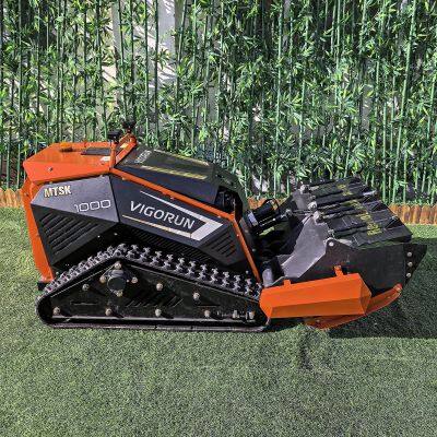 Vigorun Loncin 764CC Benzinmotor, kabelloser industrieller Fernsteuer-Hammerhäcksler CE EPA Euro 5, Schneidbreite 1000mm