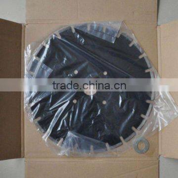 Diamond saw blade for asphalt and green concrete U slot segment