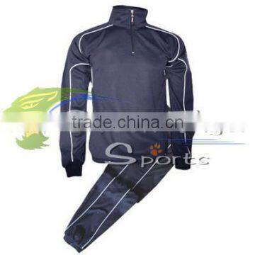 Track Suits/ Black with White Strips Track Suits