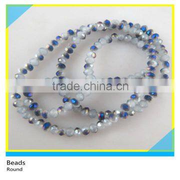 4mm Faceted Rondelle Crystal Beads Round Loose Glass Crystal Beads In Bulk