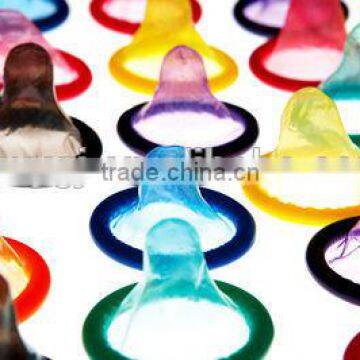 OEM color natural latex condom sex products good quality male latex condom