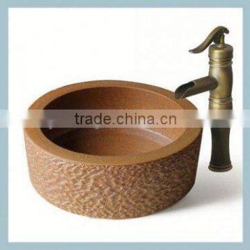 China Factory Western hand painted ceramic square sink