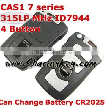 High quality Smart Card With Emergency Key 315LP MHZ for BW 7 Series CAS1