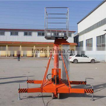 High quality hydraulic telescopic cylinder Single ladder lift platform GTTY-15A