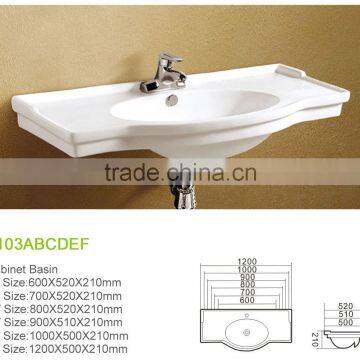Bathroom Sink, Washing Basin, Ceramic Sanitary Bathroom Vanity Cabinet Basin Wash Supplier's Choice photo-2