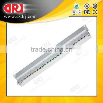 19 inch Rj45 Cat5e 24 Ports SFTP Patch Panel