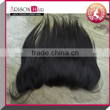 2014 Qingdao whosale factory price top quality silk base lace frontal closure