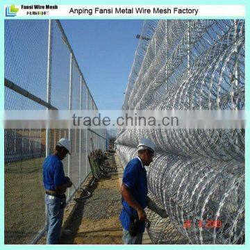 Stainless steel low carbon safety razor wire fencing