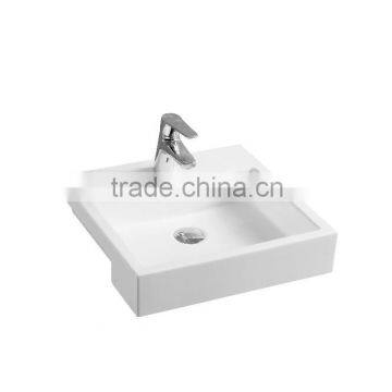 JETMAN Square White Porcelain China Ceramic Sink