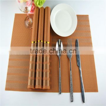 Orange grid pvc placemat automatic plastic toothpick dispenser / auto sun visor clip table mat / australia flag toothpicks