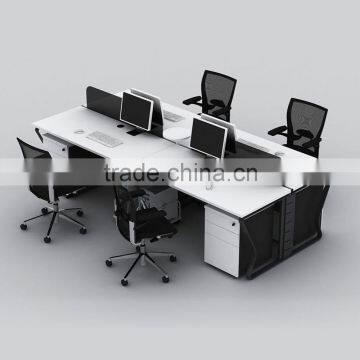 modular office staff table new factory melamine particle office partition(SZ-WST624)