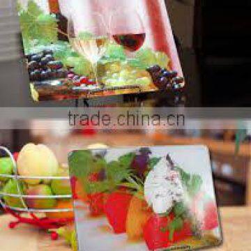 Kitchen Decor Gift for her Glass Chopping Board