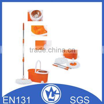 Rod Spinning Type Eco Friendly Plastic Cleanin Mop and Bucket