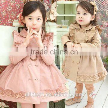 2015 wholesale free shipping autumn girls coat sets for 2-8 years girls