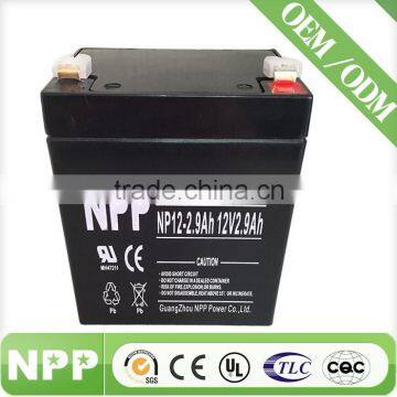 12v2.9ah Rechargeable Lead Acid Battery photo-2