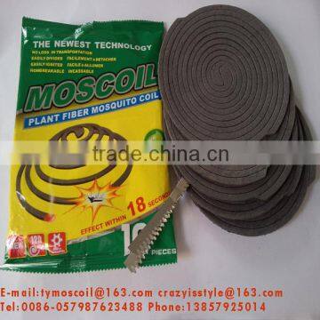 New selling high quality 140mm unbreakable China-made plant fiber mosquito coil