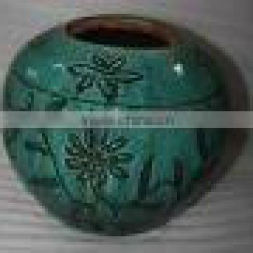 Chinese antique porcelain green jar