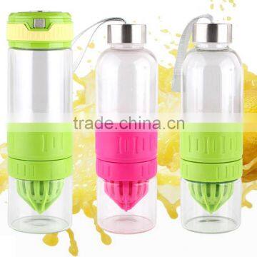 Lemon Cup My Fruit Bottle JuiceCup Drinking Water Bottle Cup Drinkware for outdoor fun & sports bike water bottle private label