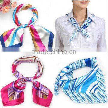 oem custom logo women cooling silk neck scarf                        
                                                Quality Choice