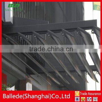 sunshade waterproof powder coated aluminum louver roof