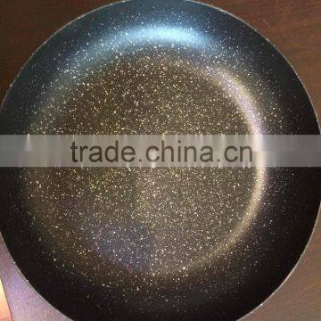 High Quality Aluminum Non-stick Black Marble Fry Pan Skillet Pressed Cookware Kitchenware Set photo-2