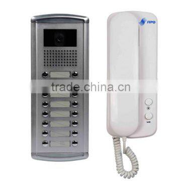 audio door phone for apartments up to 16 apartments