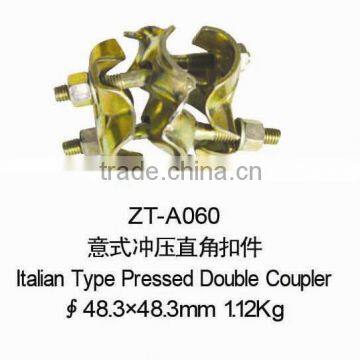 Italian Type Pressed Scaffolding Double Coupler ZT-A060