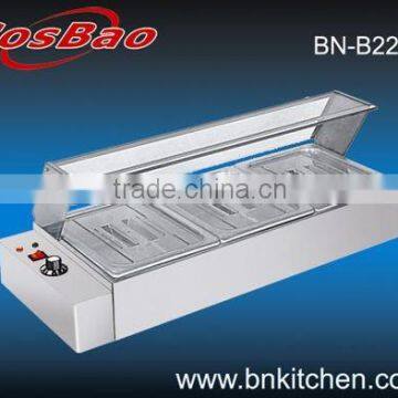 Electric Bain Marie with Curved Glass Cover BN-B22