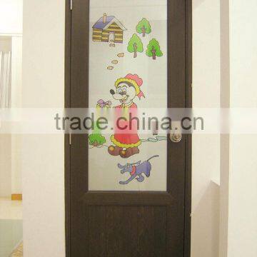 Factory best price double glazed pvc door drawing door design double sash